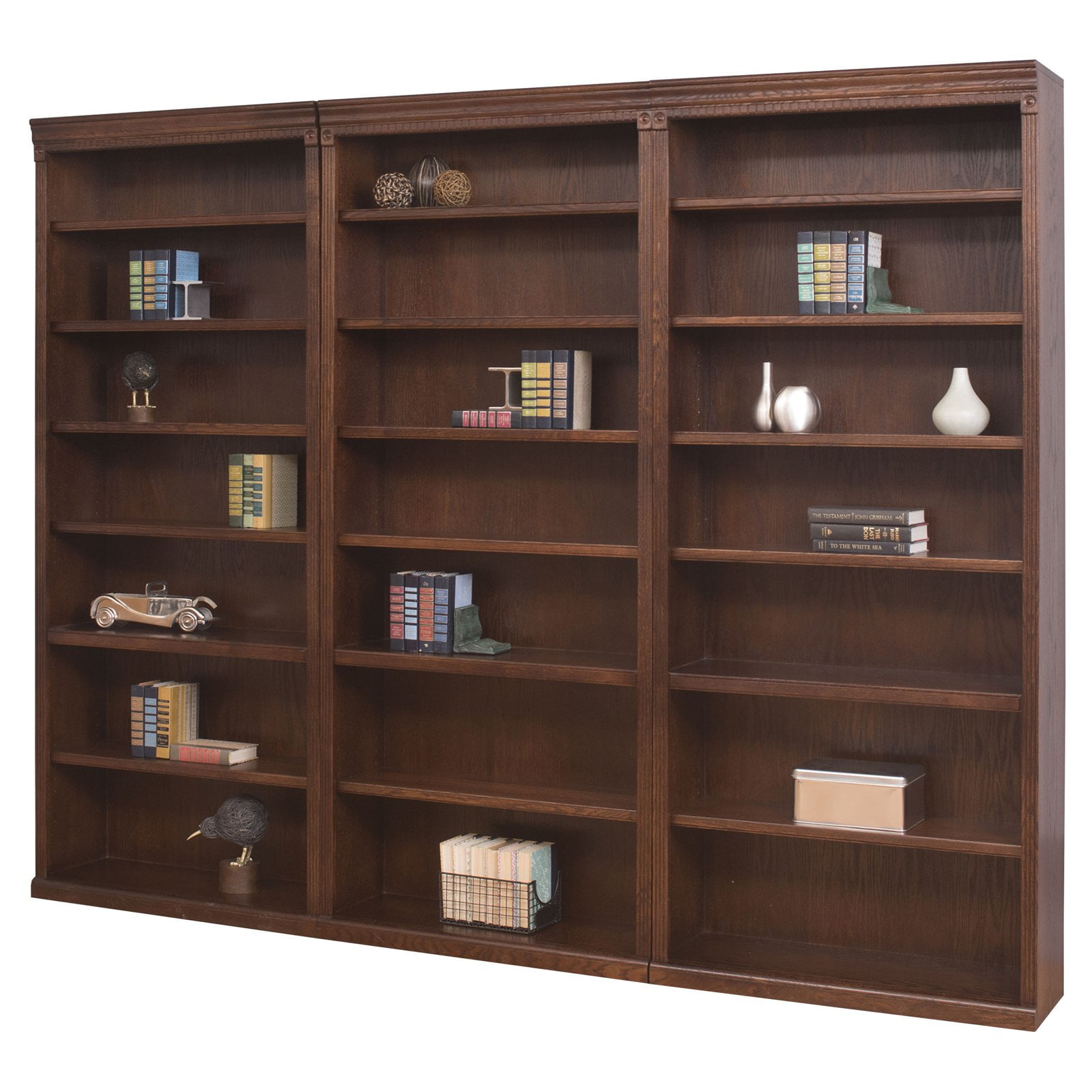 Martin Furniture Huntington Oxford Wood Wall Bookcase ...