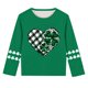 thumbnail image 5 of Blusas y camisas de manga larga con cuello redondo, moda del Día de San Patricio, blusa informal con estampado bonito de manga larga para niños y niñas., 5 of 5