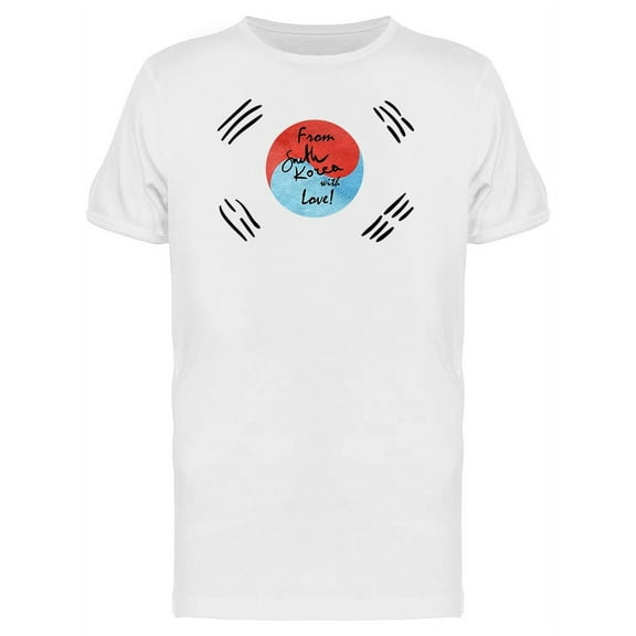 From South Korea With Love T-Shirt Men -Image by Shutterstock, Male 4X-Large