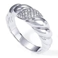 thumbnail image 4 of K-KED Gorgeous CZ 925 Silver Filled Delicate Jewelry Women Wedding Ring Sz 6-10-9-Gold, 4 of 8