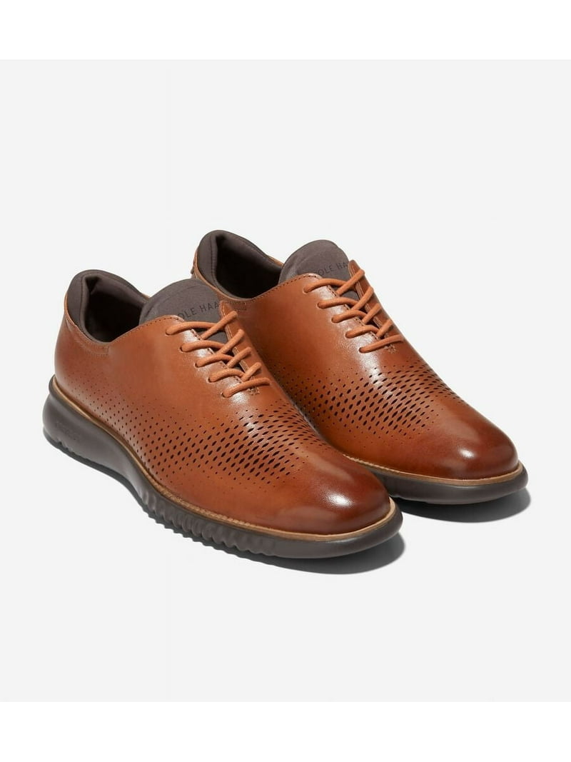 COLE HAAN 2.ZERØGRAND MENS LASER WINGTIP OXFORDS Shoes Brown  display picture 1