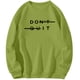 thumbnail image 2 of Amzcrzy - Sudadera Para Hombre, Estilo Casual, Con Estampado De Moda, Cuello Redondo, Manga Larga, Color Verde Militar, Talla 2Xl, 2 of 6