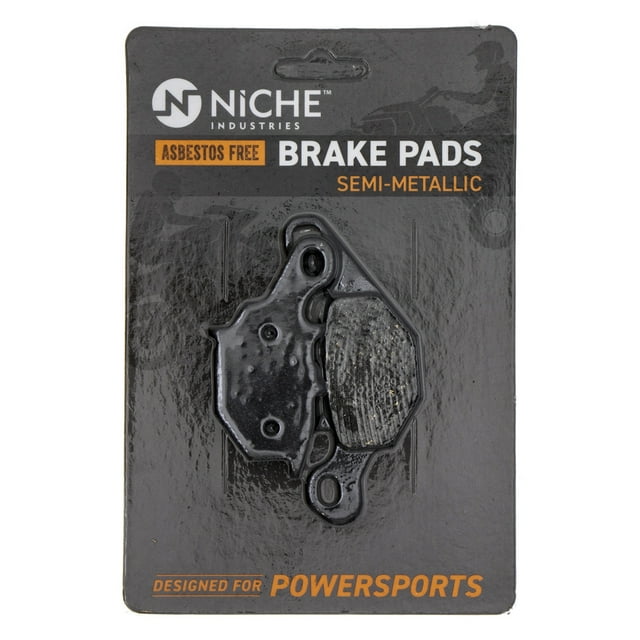 Niche Rear Brake Pad Set for Suzuki RM85 Semi-Metallic Motorcycle 519-KPA2443D