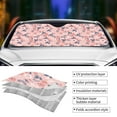 thumbnail image 3 of Yiaed Tropical Plants Print Car Windshield Sunshade Front Auto Car Front Window Sun Shade Foldable Sun Visor Shield Cover Auto Accessories for Sedan SUV Truck-Small, 3 of 5