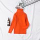 thumbnail image 4 of Laklulu Jersey infantil de algodón con cuello alto de invierno y color caramelo, 4 of 5