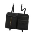 thumbnail image 1 of Organizador de asiento trasero para coche, porta pañuelos, multifuncional, para mantener el coche ordenado, liberación rápida Negro, 1 of 9