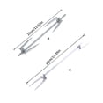 thumbnail image 3 of JUNWELL Stainless Steel Grills Rotisserie Forks Meat Spit Rods Barbecue Rotating Rack, 3 of 20