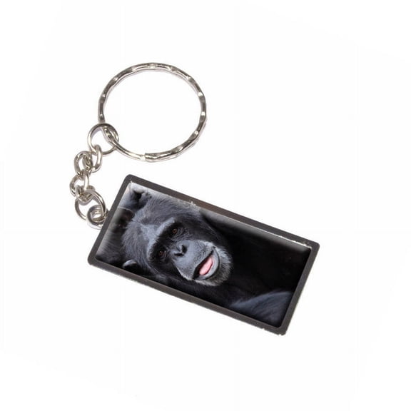 Chimpanzee Chimp Ape Monkey Keychain Key Chain Ring