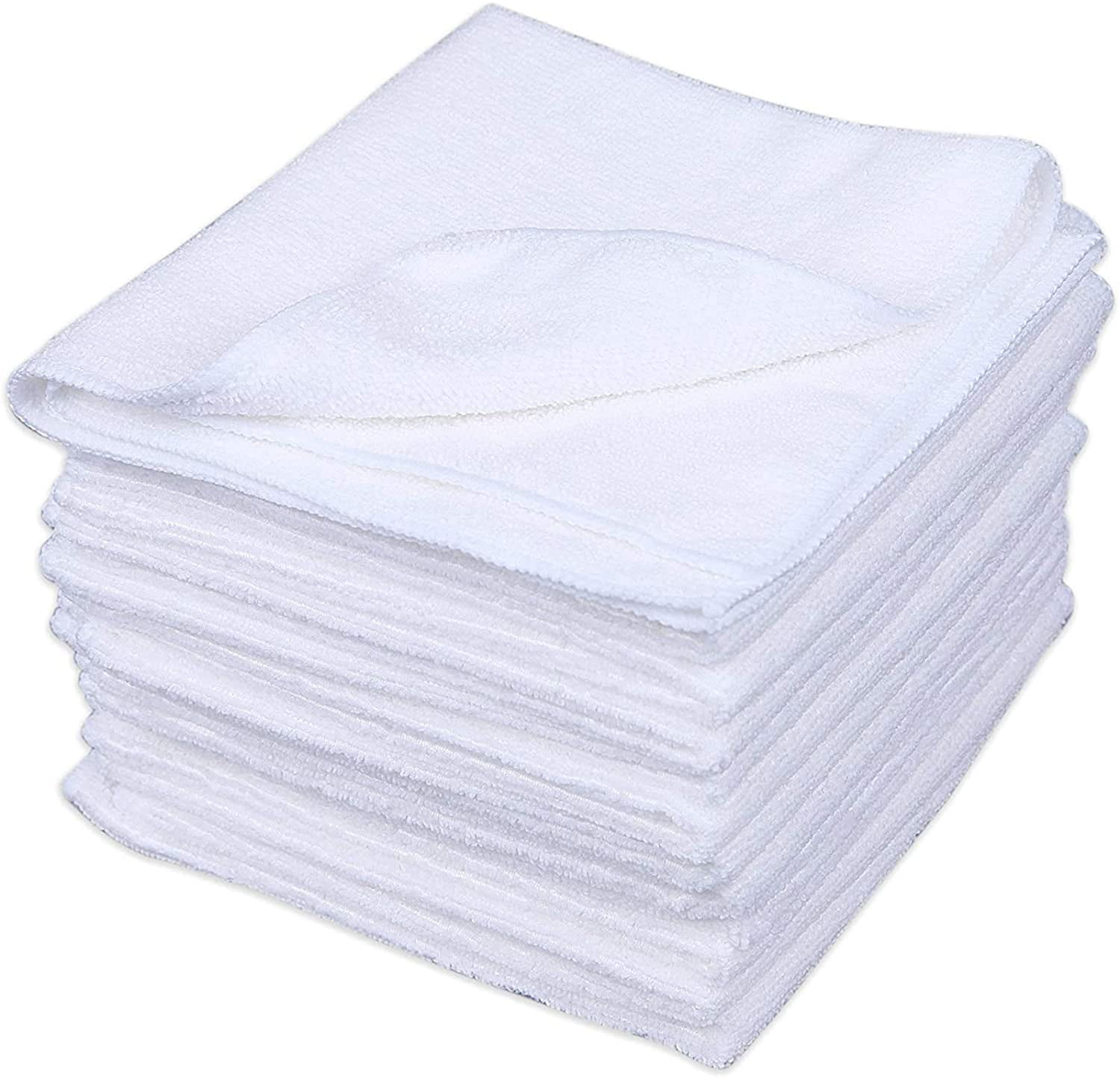12pcs 14"x14" 300GSM High Quality Microfiber Cleaning Cloths Towels 