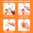 thumbnail image 3 of Liston Rulin Curly Curling Metalico Colores Deco 100m dorado, 3 of 3