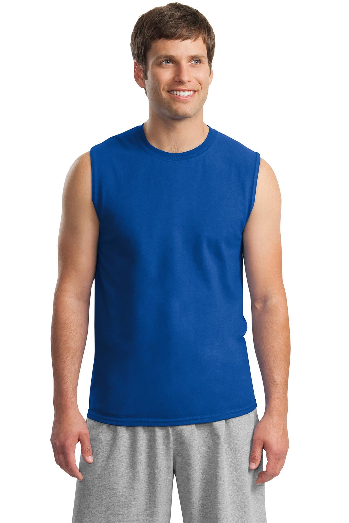 Gildan - Gildan - Ultra Cotton® Sleeveless T-Shirt - IWPF - Walmart.com ...