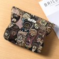 thumbnail image 3 of Cute Kawaii Women's Cosmetic Bag Bear Pattern Large Capacity Cosmetic Pouch Canvas Cartoon Toiletry Bag, 3 of 6