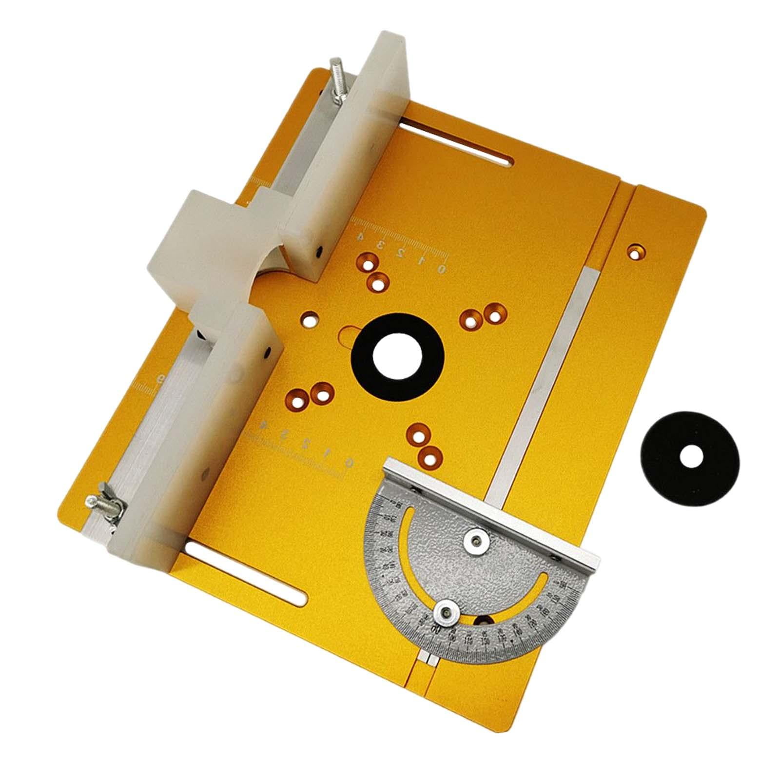 Router Table Insert Tool Fence Sliding Brackets for Woodworking