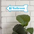 thumbnail image 6 of Arrow Shape Bathroom Right 12x4" Wall or Door Sign | Restrooms Signage, 6 of 7