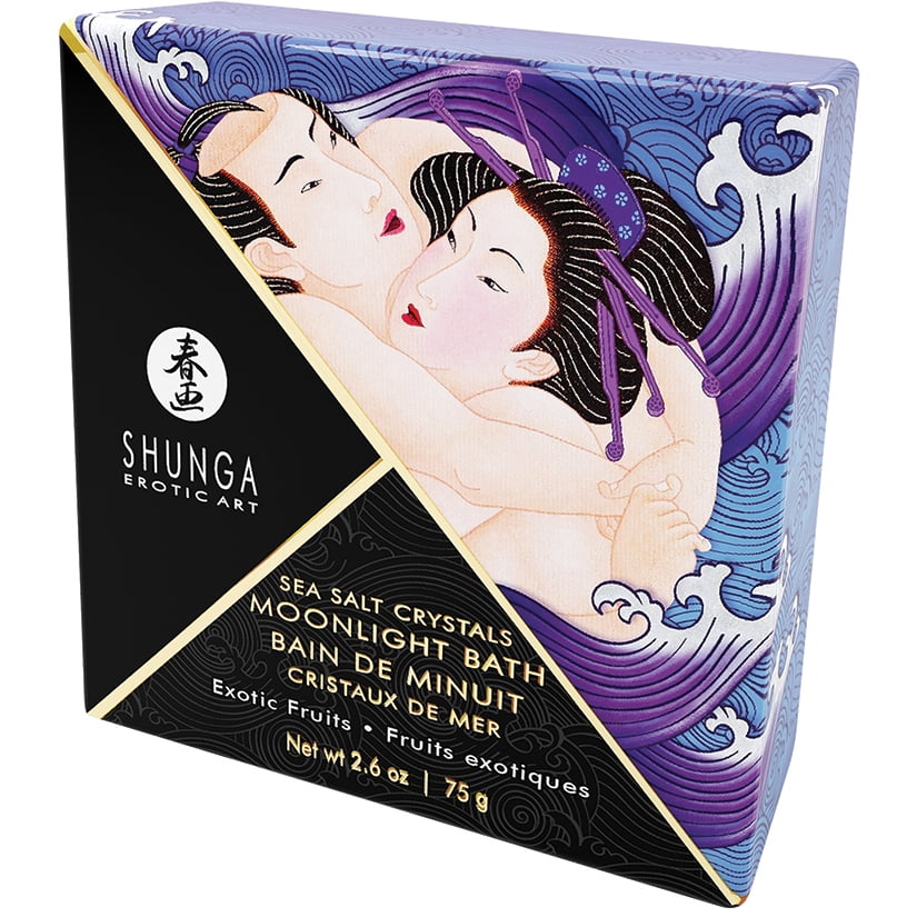 Shunga Moonlight Bath Sea Salt CrystalsExotic Fruits 2.6oz