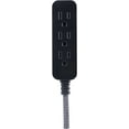 thumbnail image 5 of GE Pro Extension Cord, 8ft., 3-Outlet Surge Black/Gray – 41282, 5 of 9