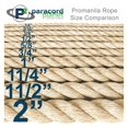 3 Strand Twisted ProManila Polypropylene Rope (3/8 Inch x 250 Feet