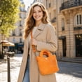 thumbnail image 3 of Corduroy Tote Bag for Women, Large Capacity Soft Ribbed Velvet Shoulder Handbag with Adjustable Strap, Vintage Style Crossbody Purse for Work School Shopping Travel, 3 of 6