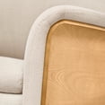 thumbnail image 5 of Better Homes & Gardens Juliet Tall Back Office Chair, Cream and Light Honey Finish, 5 of 9