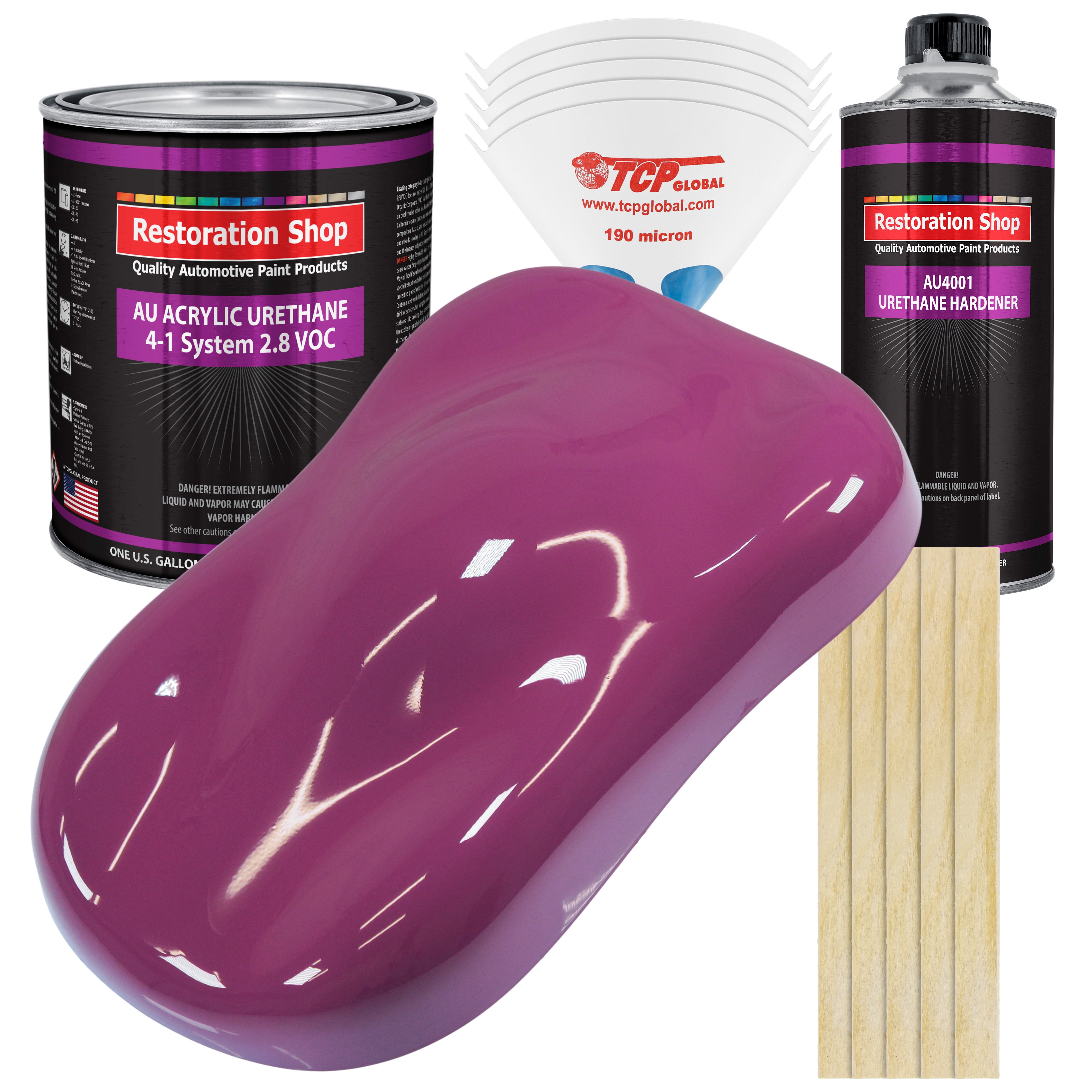 Restoration Shop Magenta Acrylic Urethane Auto Paint Complete Gallon