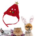 thumbnail image 2 of Lindo Mascota Gato Sombrero de Navidad Sombrero de Navidad Trajes de árboles Rojo S Yuyangstore Sombreros Lindos Del Gato, 2 of 8