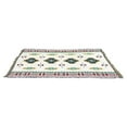 thumbnail image 2 of LSLJS Self-Driving Ethnic Style Thick Tent Sofa Blanket with Fringe Design, Square Picnic Rug 59X35 Inch, Picnic Mats, 2 of 7