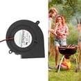 thumbnail image 3 of DC Centrifugal Fan, DC 12 Volt Brushless Cooler High Airflow  Blower Cooling Fan 2.85A BBQ Fan Industrial Cooling  Fan for Barbecue Picnic Camping Fire Charcoal Starter, 3 of 8