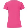 thumbnail image 3 of Fruit Of The Loom - Camiseta Icónica para mujer señora (Rosa Fucsia), 3 of 3