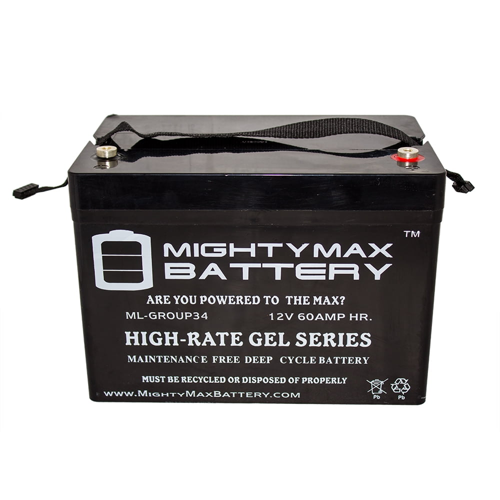 12V 60AH GROUP 34 Gel Type Battery