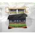 thumbnail image 1 of 3D Valencia Football Field Spectator Seats Lamplight Quilt Cover Set Bedding, 1 of 3