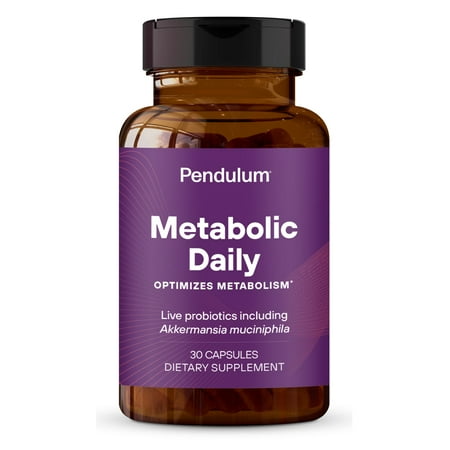 Pendulum Metabolic Daily – Proprietary Blend of Akkermansia  Anaerobutyricum  Clostridium & More to Improve Sugar and Carbohydrate Metabolism
