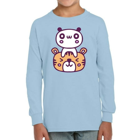 

Kawaii Panda And Tiger Friends Long Sleeve Toddler -Image by Shutterstock 5 Toddler