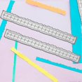 thumbnail image 5 of 3 Pieces 8.4 Inches Metal Irregular Edges Ruler Edges Ruler For Card Making Scrapbooking Craft Deco, 5 of 5