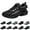 H-Black, variant on 2025 Women Outdoor Mesh Shoes Sneaker for Women Casual Slip on Comfortable Sneaker Sandals for Women Chunky Soles Running Sports Shoes