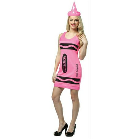 Costumes For All Occasions GC451122 Crayola Tank Dress Neon Pink