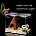 thumbnail image 3 of Reptile Habitat Terrarium Breeding Box Transparent Acrylic Leak-proof Cage Spider Lizard Scorpion Habitat Insect Feeding Box, 3 of 5