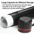 thumbnail image 3 of StarQualityBargain Telescoping Poster Tube 25 to 43 Inches, Extendable with Shoulder Strap, Blueprint and Artwork Storage, 4 Pack, 3 of 7
