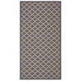 thumbnail image 2 of Safavieh Courtyard Hilbert Geometric Indoor/Outdoor Area Rug, Anthracite/Beige, 2'7" x 5', 2 of 15
