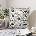thumbnail image 4 of KLL Puppy Decorative Throw Pillow Covers Velvet Soft for Couch Sofa Bedroom Living Room Outdoor (No pillow core)- 18"x18", 4 of 5