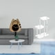 thumbnail image 2 of Reloj de pared,Reloj de pared decorativo con forma de gato para sala de estar silenciosa,Reloj de pared de madera,decoración moderna,Elevadores de exhibición acrílicos,Elevadores acrílicos, 2 of 8
