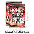 thumbnail image 2 of Honey Crisp Apples (24" X 36") Vinyl Decal Only (Pack of 2) |Sign|Sticker|Poster, 2 of 4