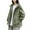 Green, variant on Dealovy Womens Zip up Plus Size Jackets Hiking Travel Windbreaker Jacket Long Sleeve Coats