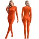 thumbnail image 3 of Mono de cuerpo entero para mujer, mono de manga larga con cuello redondo de Color sólido, traje de baile de Ballet y gimnasia rítmica, disfraz de escenario actuación, 3 of 5