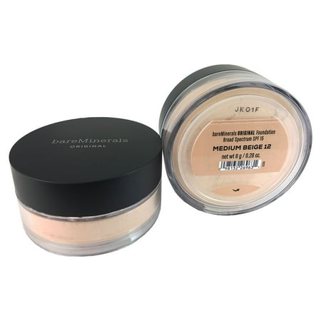 BareMinerals Original Foundation SPF 15 .28 oz Med. Beige 12 - Walmart.com