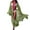 Green, variant on Classic Polka Dot Women's Beach Bikin Cover up Summer Lightweight Cardigan Long Swimsuit Cover Ups Easy to Match