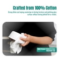 thumbnail image 3 of ZUPERIA Cotton Terry Bar Mop Towels, pack of 60, 14 x 17 in, White Absorbent Cleaning Cloths for Home & Garage, 3 of 8