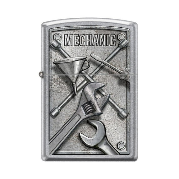 Zippo Lighter - Personalized Message Engraved on Backside for Tradesman or Craftsman Maintenance Worker Specialist (Mechanic #Z5166)
