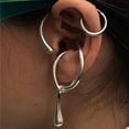 thumbnail image 6 of 1Pc Fashion Geometric Ear Cuff for Women Exaggerated Metal Twist Line Without Piercing Jewelry Gifts Casual Wear, 6 of 8