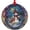 B, variant on Daveitl Round Concave Textured Acrylic Christmas Ornament, Colorful Hanging Pendant For Tree Car Home Decor, 3.15 X 3.15 Inch, 1 Piece