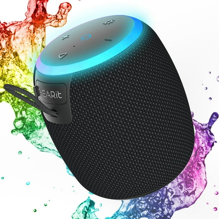 GEARit Portable Wireless Bluetooth Speaker, IPX7 Waterproof, 15W Loud Outdoor Speakers, Hands-free Calling